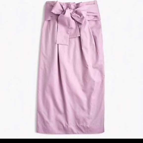 J. Crew Skirts Jcrew Paper Bag Skirt In Dusty Mauve Twill Sz Poshmark
